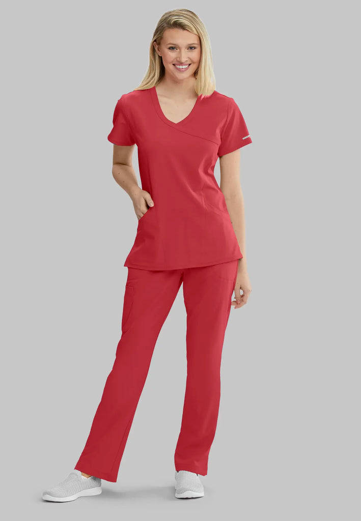 Barco Scrubs Women's Breeze Pant True Red | scrub-supply.com