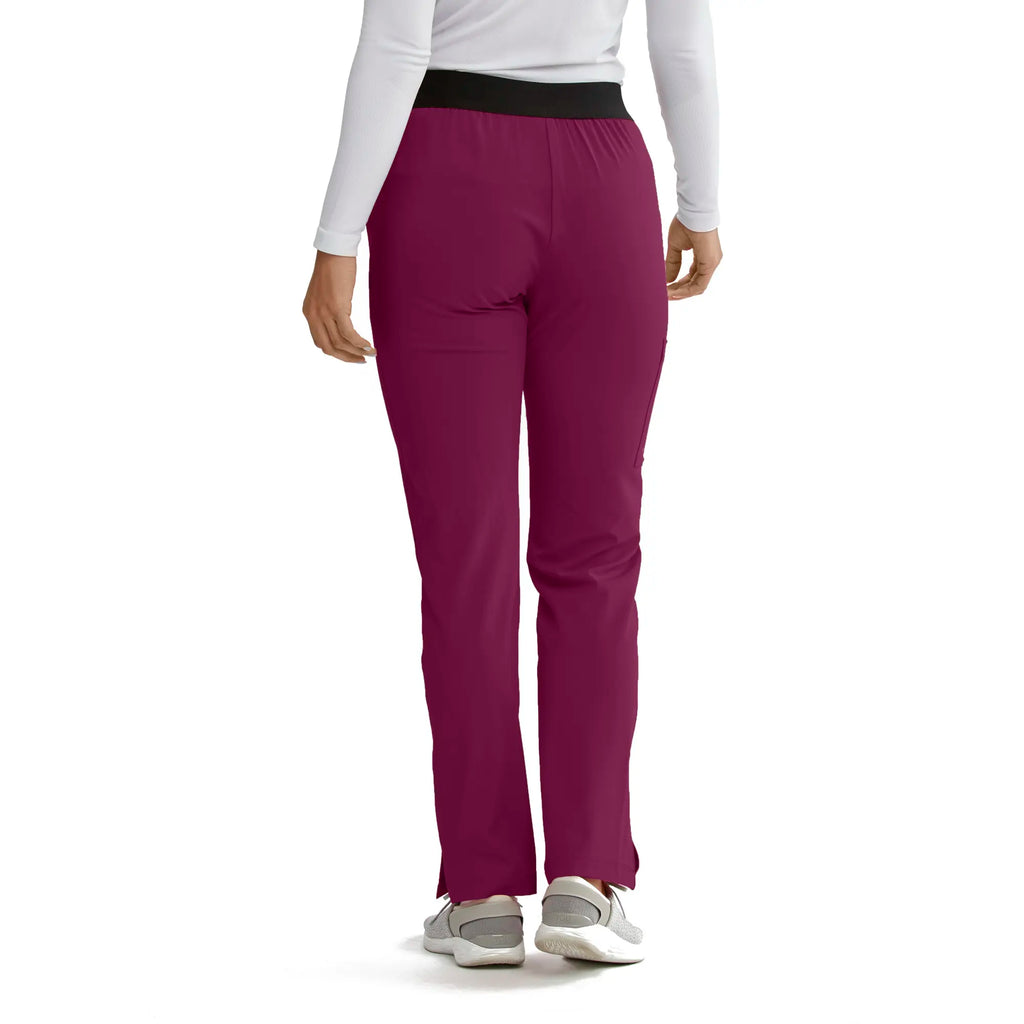 Barco Scrubs Women's Breeze Pant Wine | scrub-supply.com