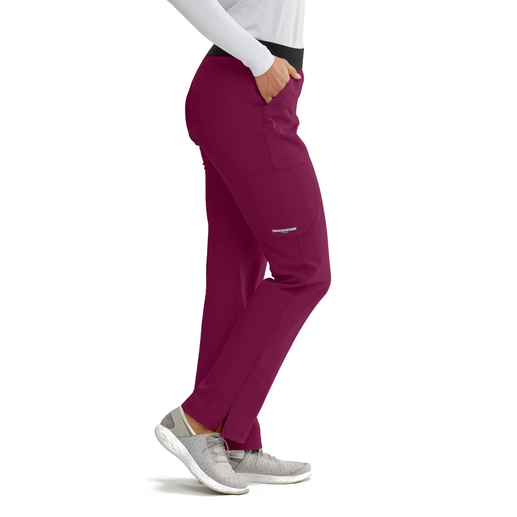 Barco Scrubs Women's Breeze Pant Wine | scrub-supply.com