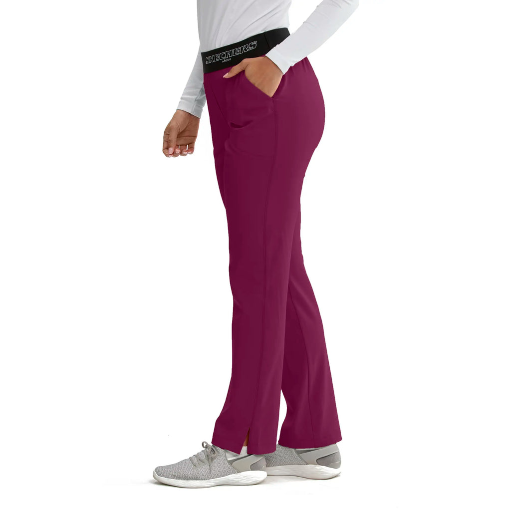 Barco Scrubs Women's Breeze Pant Wine | scrub-supply.com