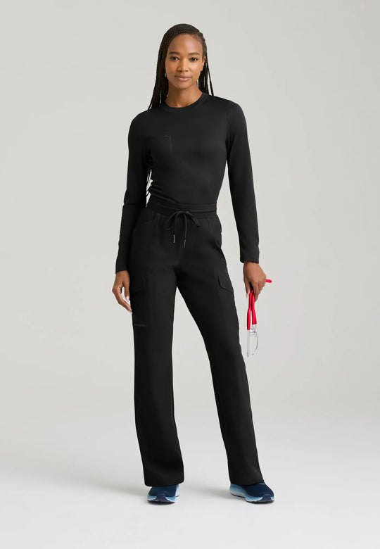 Skechers by Barco Scrubs Women's Holly Underscrub Black | scrub-supply.com
