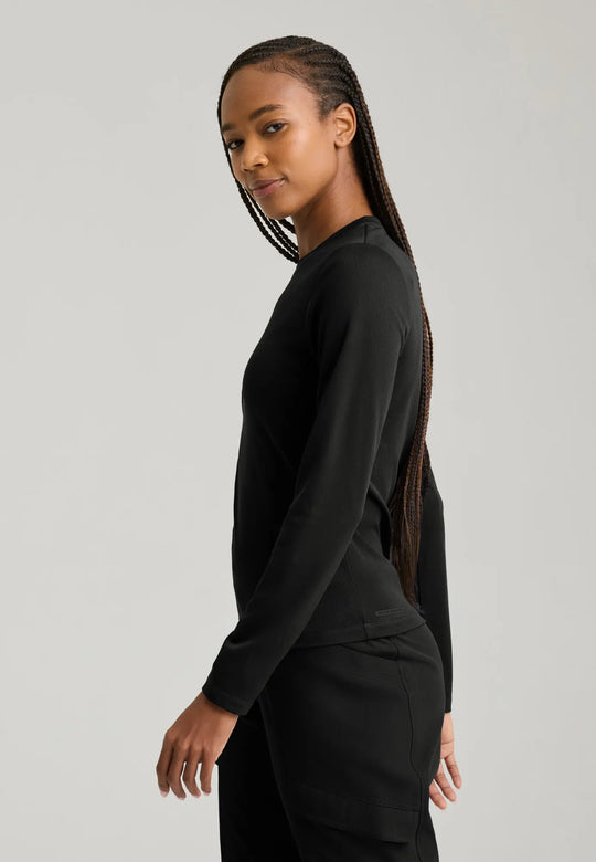 Skechers by Barco Scrubs Women's Holly Underscrub Black | scrub-supply.com