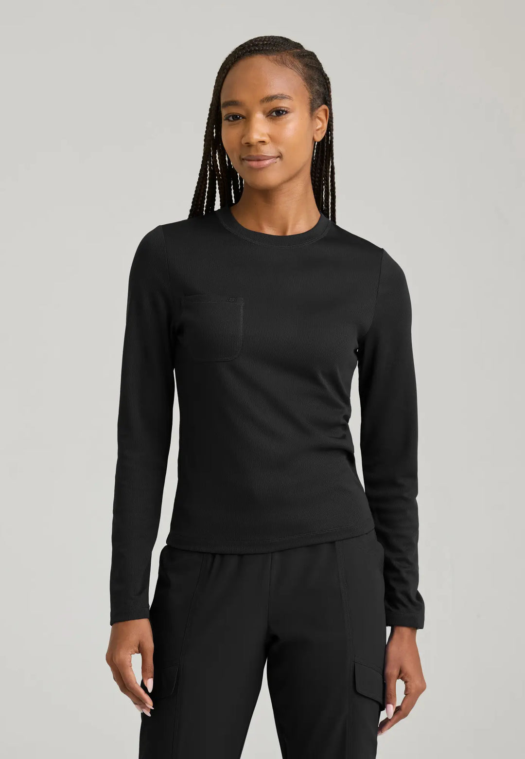 Skechers by Barco Scrubs Women's Holly Underscrub Black | scrub-supply.com