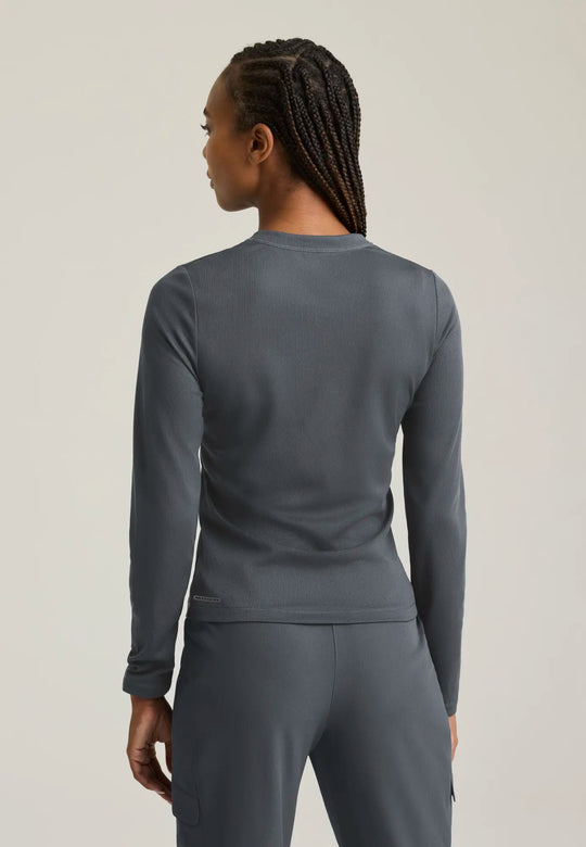 Skechers by Barco Scrubs Women's Holly Underscrub Pewter | scrub-supply.com