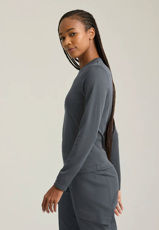 Skechers by Barco Scrubs Women's Holly Underscrub Pewter | scrub-supply.com