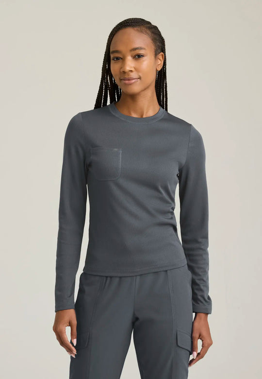 Skechers by Barco Scrubs Women's Holly Underscrub Pewter | scrub-supply.com