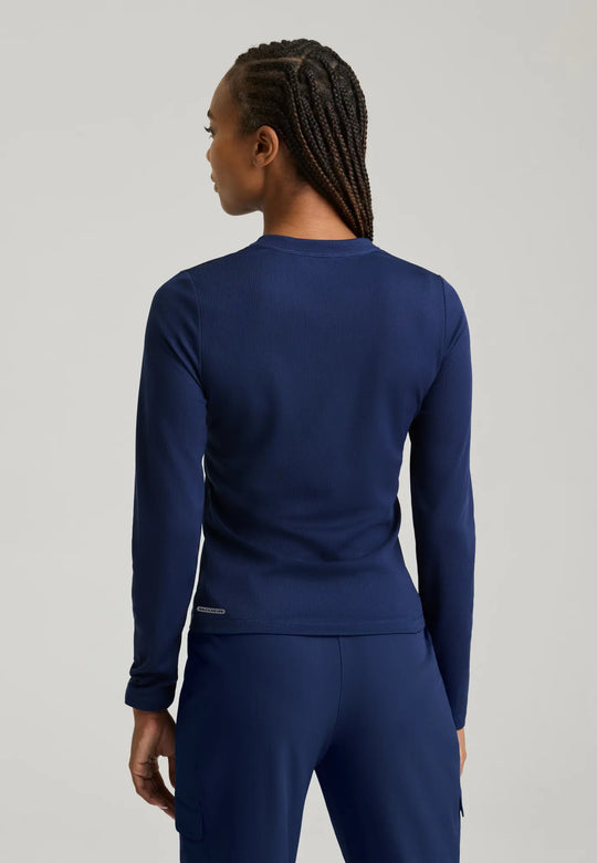 Skechers by Barco Scrubs Women's Holly Underscrub Navy | scrub-supply.com