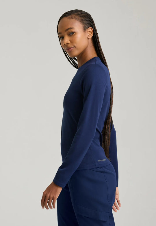 Skechers by Barco Scrubs Women's Holly Underscrub Navy | scrub-supply.com