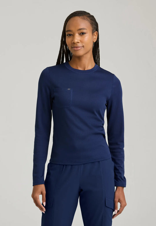 Skechers by Barco Scrubs Women's Holly Underscrub Navy | scrub-supply.com