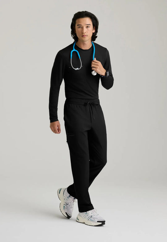 Skechers by Barco Scrubs Men's David Underscrub Black | scrub-supply.com