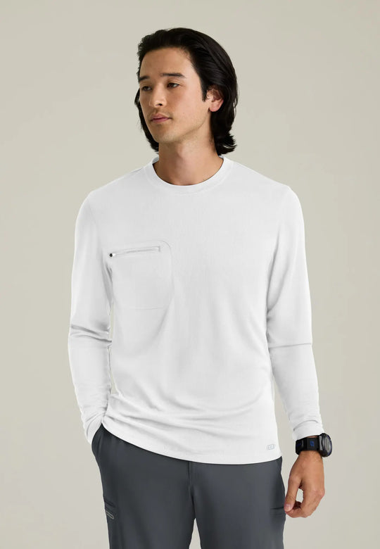 Skechers by Barco Scrubs Men's David Underscrub White | scrub-supply.com