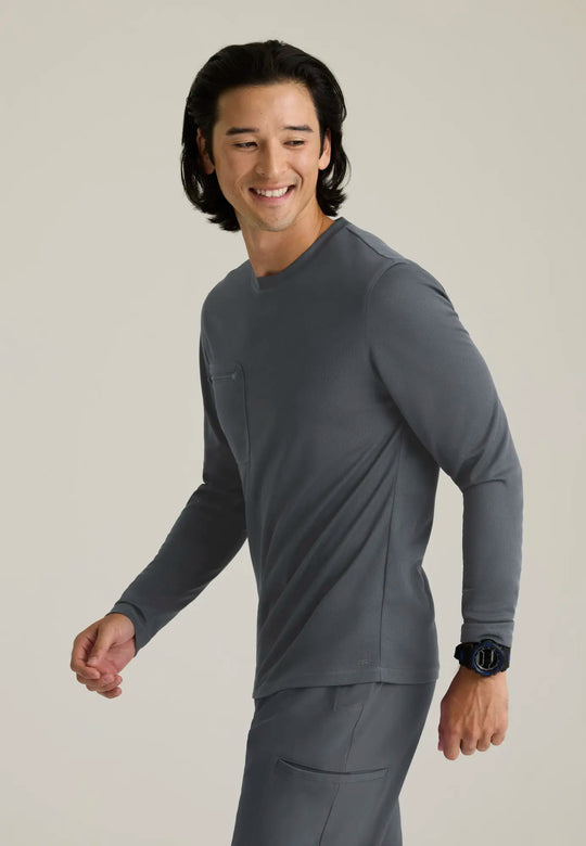 Skechers by Barco Scrubs Men's David Underscrub Pewter | scrub-supply.com