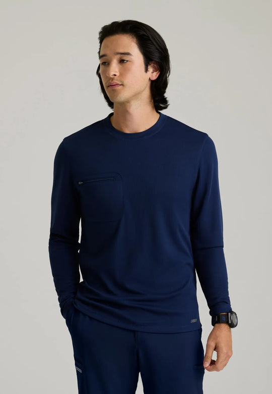 Skechers by Barco Scrubs Men's David Underscrub Navy | scrub-supply.com