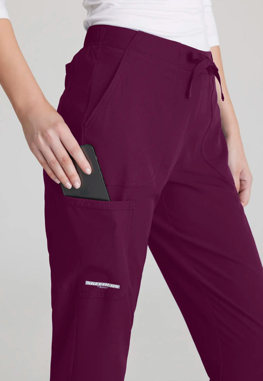 Barco Scrubs Women's Charge Pant Wine | scrub-supply.com