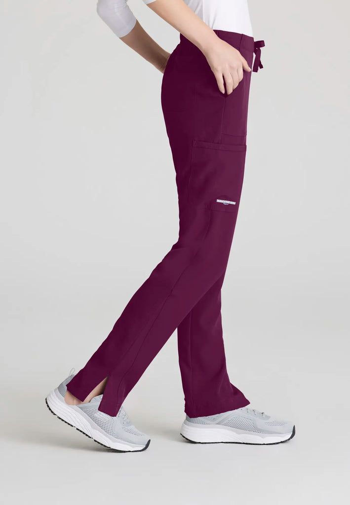 Barco Scrubs Women's Charge Pant Wine | scrub-supply.com