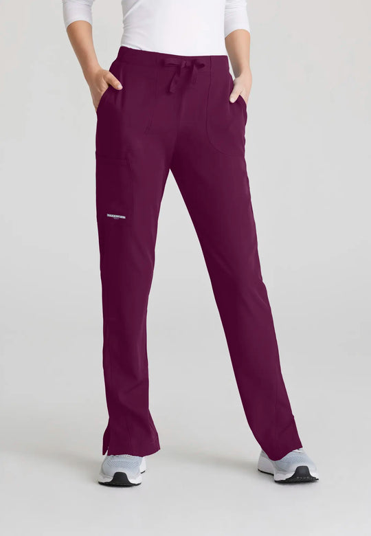 Barco Scrubs Women's Charge Pant Wine | scrub-supply.com