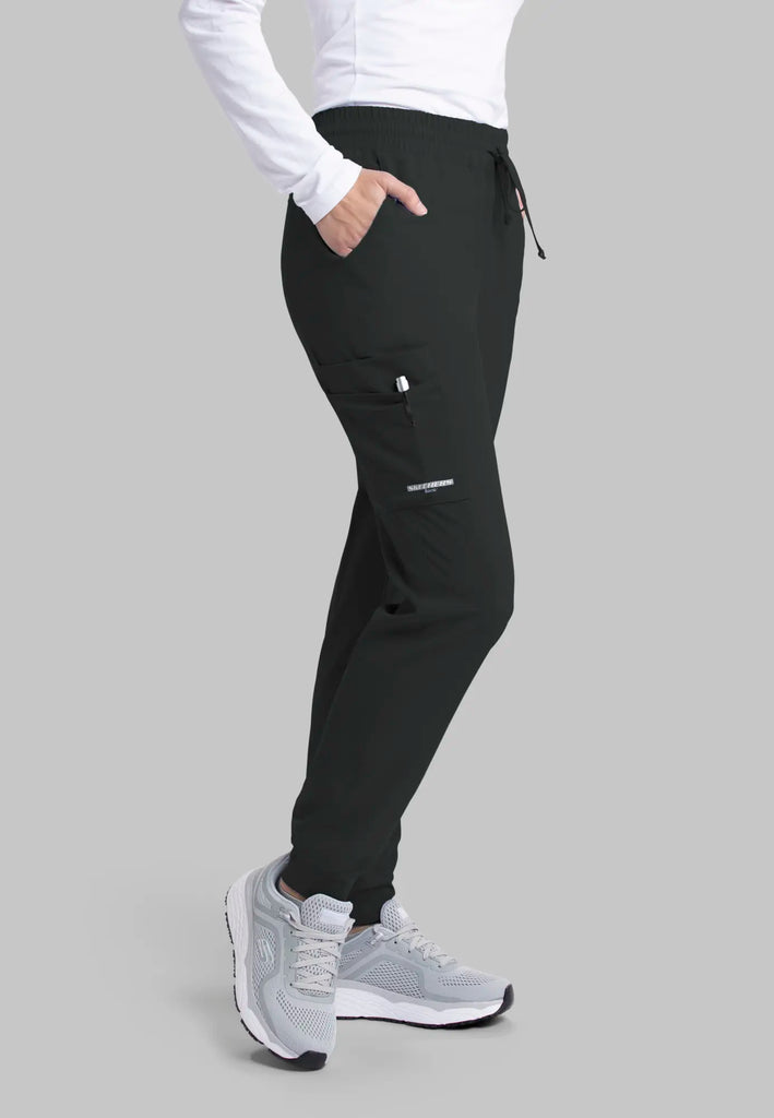 Barco Scrubs Women's Theory Jogger Black | scrub-supply.com