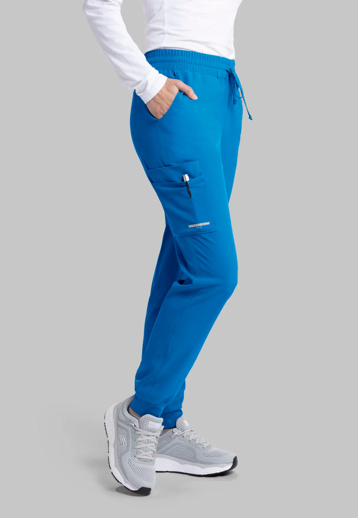 Barco Scrubs Women's Theory Jogger New Royal | scrub-supply.com