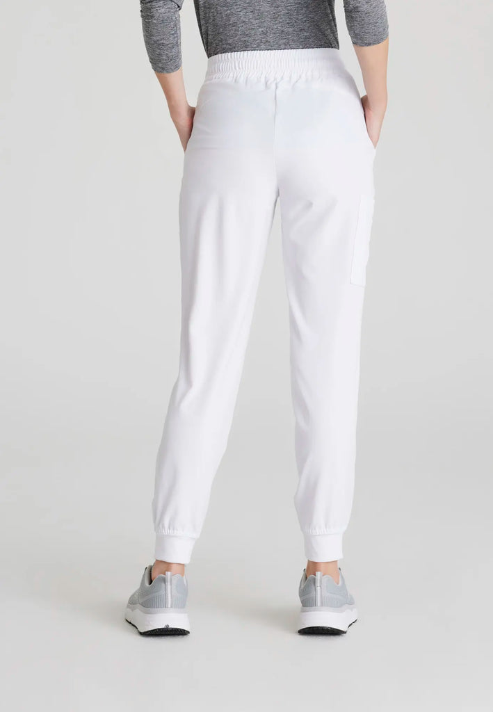 Barco Scrubs Women's Theory Jogger White | scrub-supply.com