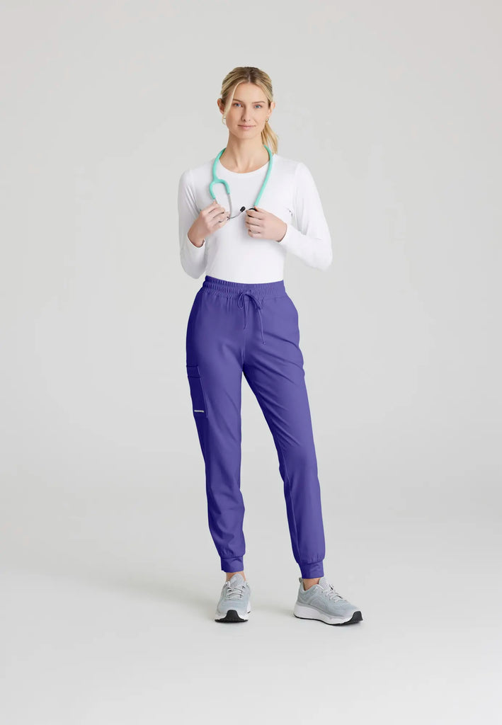 Barco Scrubs Women's Theory Jogger New Grape | scrub-supply.com