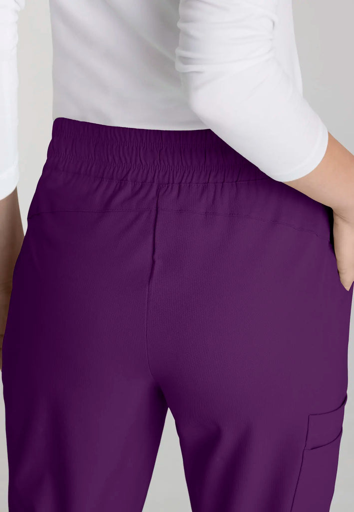 Barco Scrubs Women's Theory Jogger Eggplant | scrub-supply.com