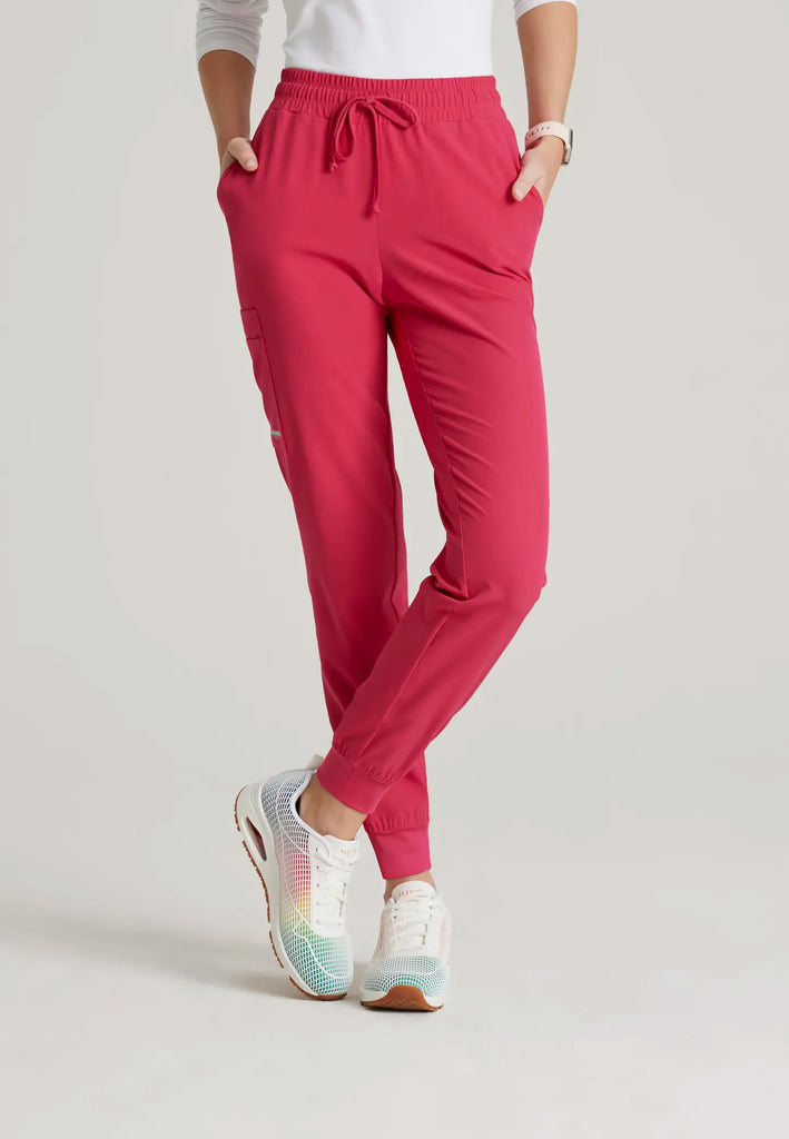 Barco Scrubs Women's Theory Jogger Vibrance Pink | scrub-supply.com