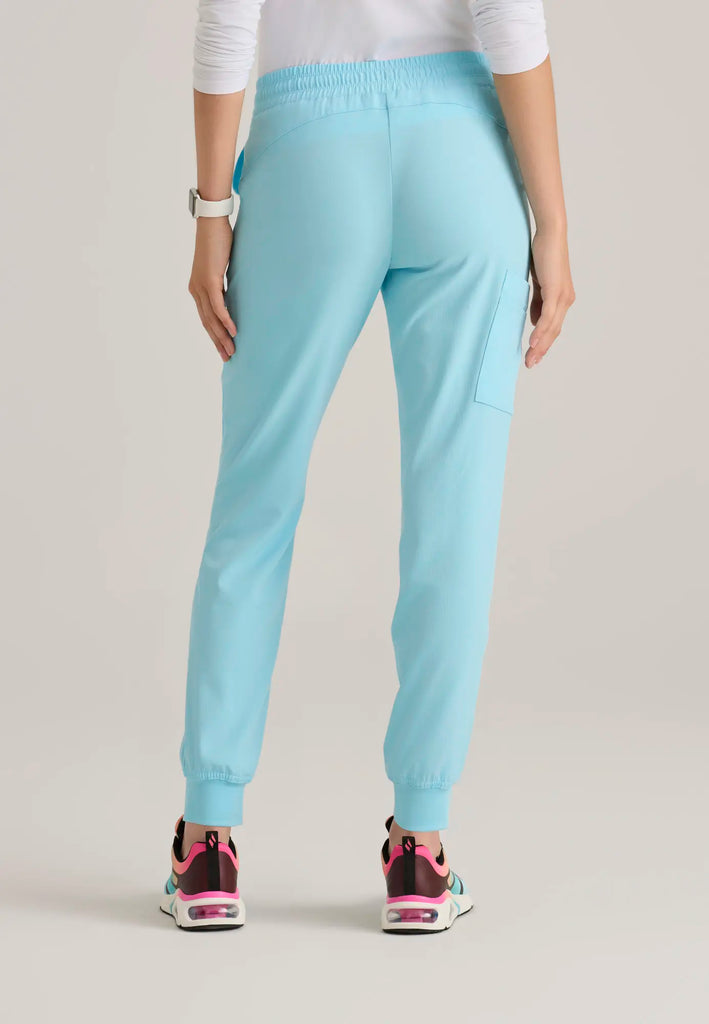 Barco Scrubs Women's Theory Jogger Poolside Blue | scrub-supply.com