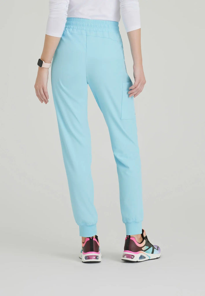 Barco Scrubs Women's Theory Jogger Poolside Blue | scrub-supply.com