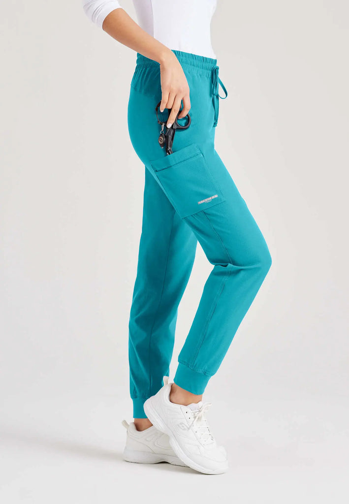 Barco Scrubs Women's Theory Jogger Teal | scrub-supply.com