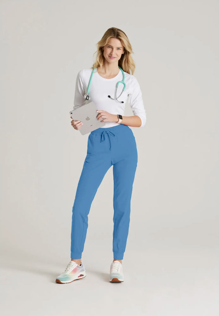 Barco Scrubs Women's Theory Jogger Ceil Blue | scrub-supply.com