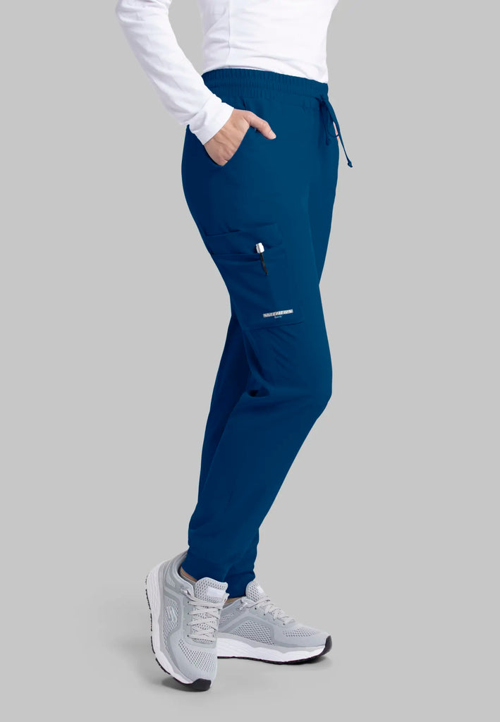 Barco Scrubs Women's Theory Jogger Navy | scrub-supply.com