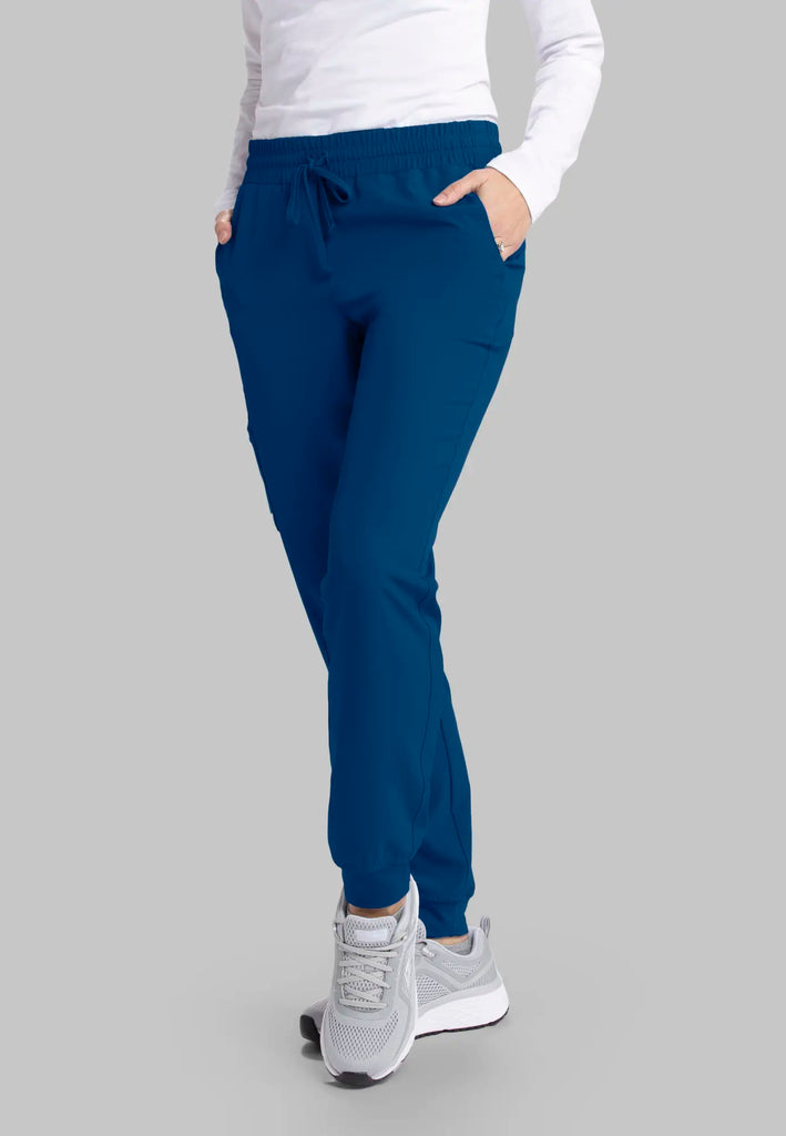 Barco Scrubs Women's Theory Jogger Navy | scrub-supply.com