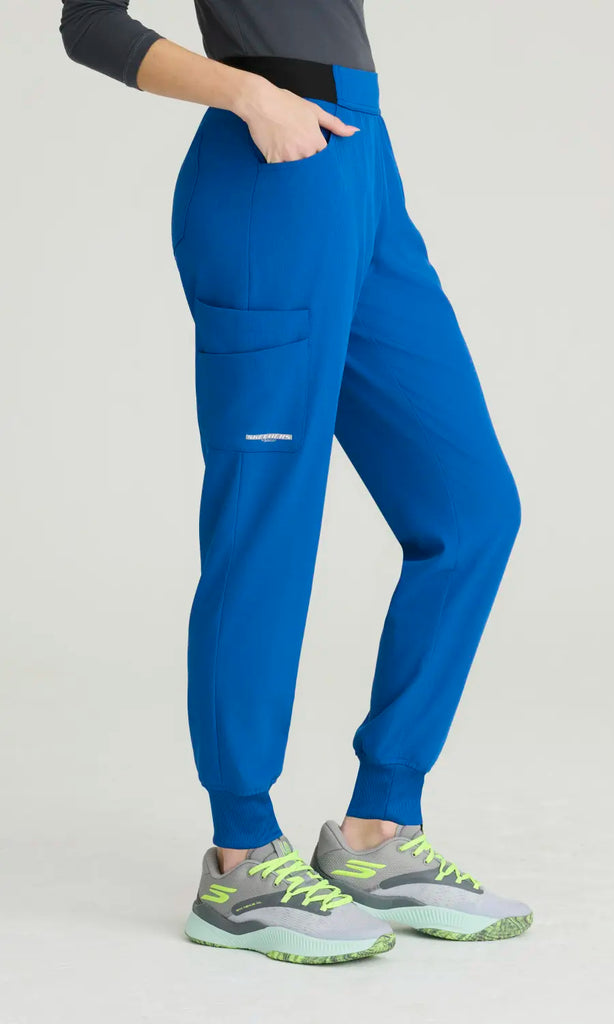 Skechers by Barco Scrubs Women's Electra Pant New Royal | scrub-supply.com