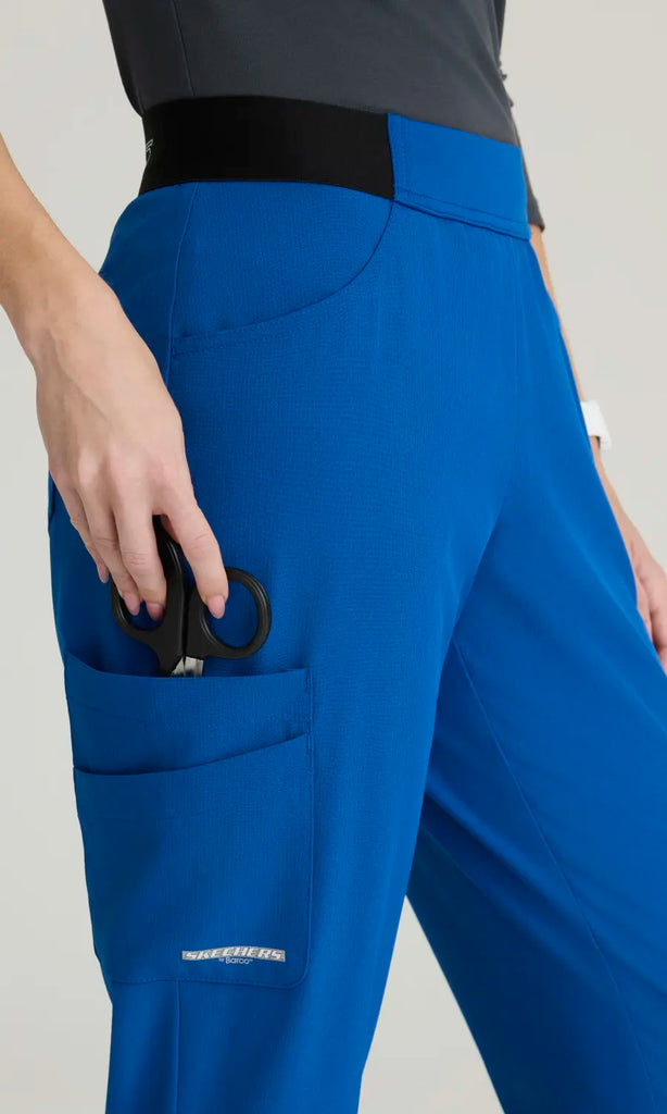 Skechers by Barco Scrubs Women's Electra Pant New Royal | scrub-supply.com