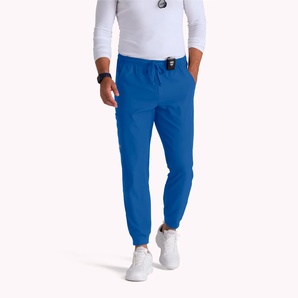 Barco Scrubs Men's Structure Jogger New Royal | scrub-supply.com