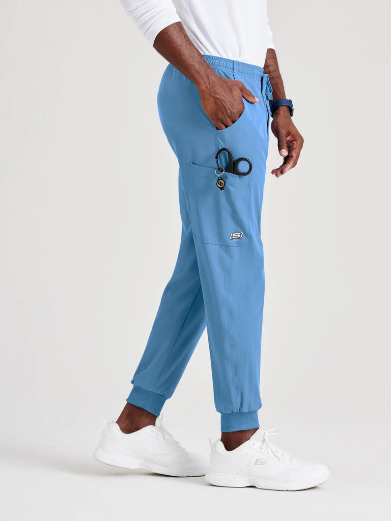 Barco Scrubs Men's Structure Jogger Ceil Blue | scrub-supply.com