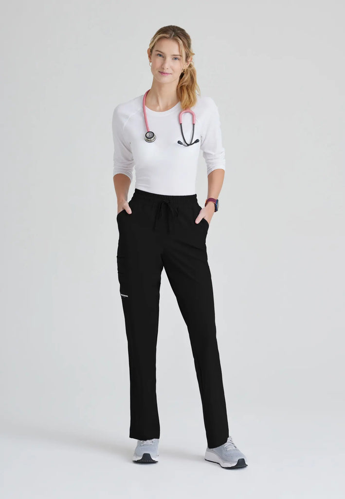 Barco Scrubs Women's Gamma Pant Black | scrub-supply.com