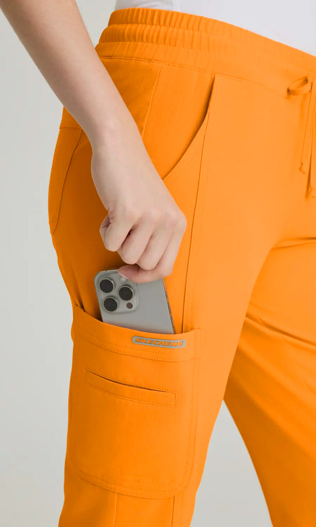 Skechers by Barco Scrubs Women's Gamma Pant Bright Marigold | scrub-supply.com