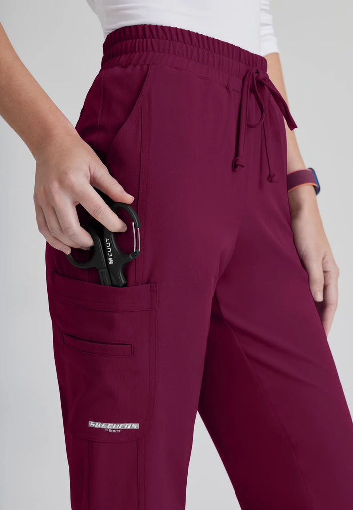 Barco Scrubs Women's Gamma Pant Wine | scrub-supply.com