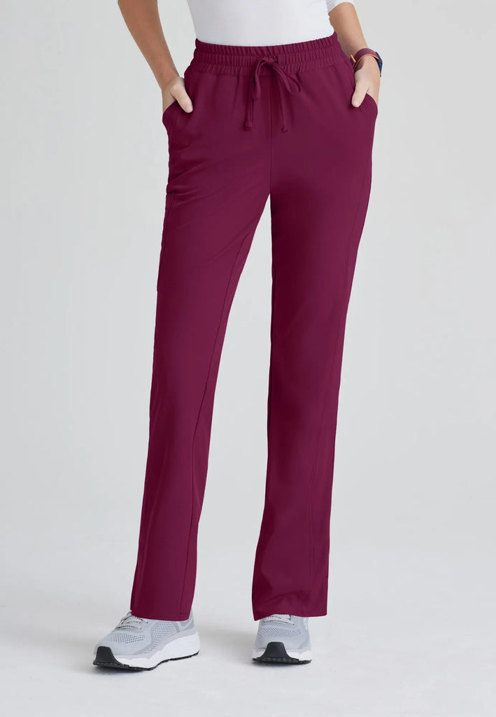 Barco Scrubs Women's Gamma Pant Wine | scrub-supply.com