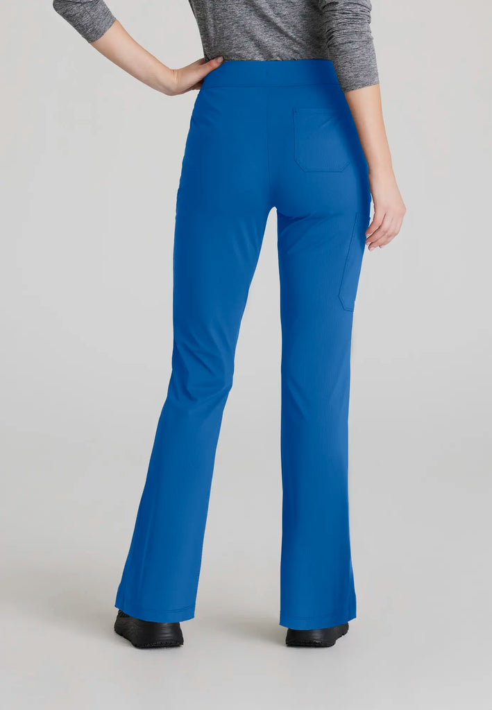 Barco Scrubs Women's Glide Knit Flare Pant New Royal | scrub-supply.com