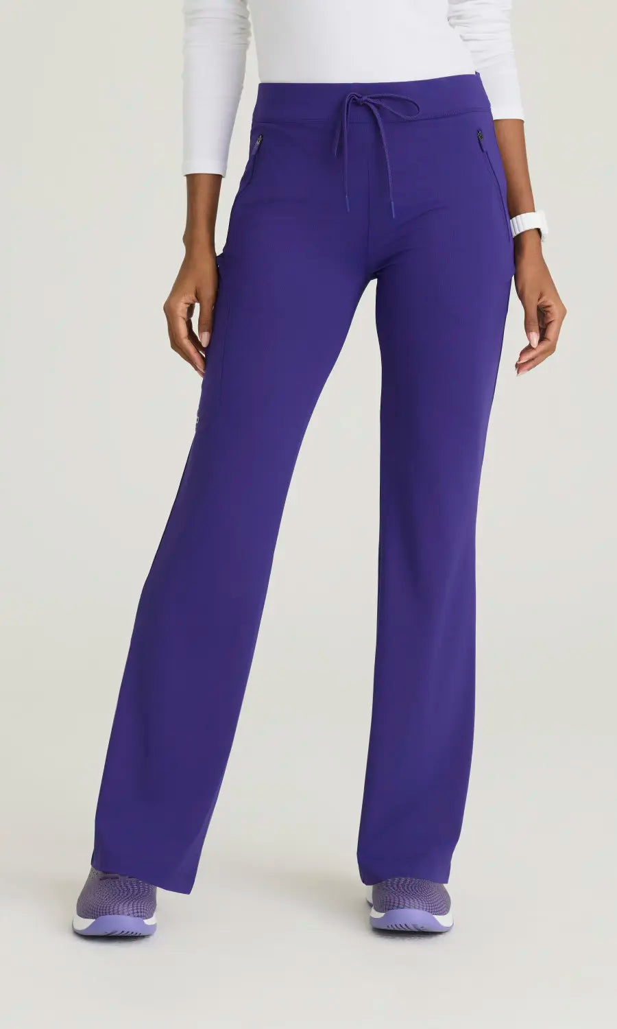 Skechers by Barco Scrubs Women's Glide Knit Flare Pant Brilliance | scrub-supply.com
