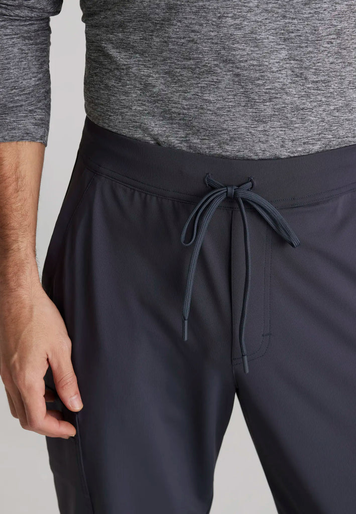 Skechers by Barco Scrubs Men's Rebound Knit Pant Pewter | scrub-supply.com