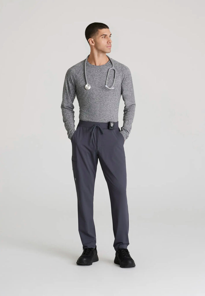 Barco Scrubs Men's Rebound Knit Pant Pewter | scrub-supply.com