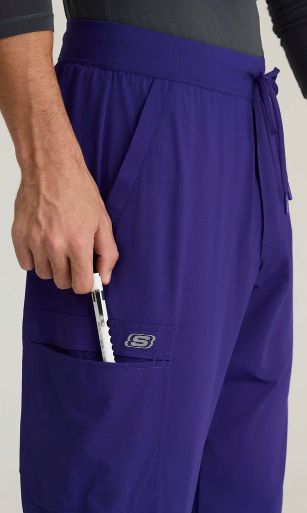 Skechers by Barco Scrubs Men's Rebound Knit Pant Brilliance | scrub-supply.com