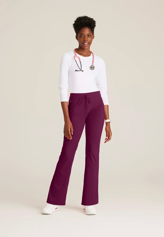 Skechers by Barco Scrubs Men's Rebound Knit Pant Wine | scrub-supply.com
