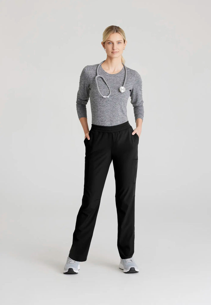 Barco Scrubs Women's Aura Pant Black | scrub-supply.com