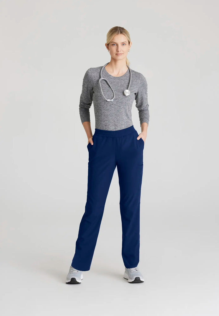 Barco Scrubs Women's Aura Pant Navy | scrub-supply.com