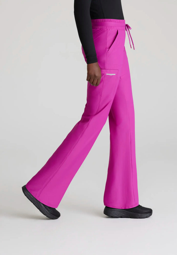 Barco Scrubs Women's Reach Knit Pant Deep Magenta | scrub-supply.com