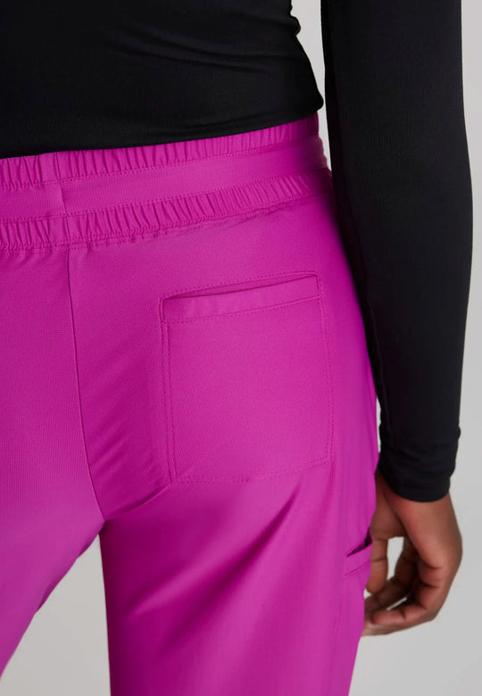 Barco Scrubs Women's Reach Knit Pant Deep Magenta | scrub-supply.com